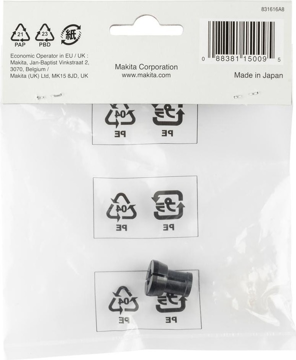 Immagine prodotto Makita Pinza di serraggio 6 mm ( A-86197 ) - per fresatrici DRT 50 / M 3601 / RP 0900 / RT 0700