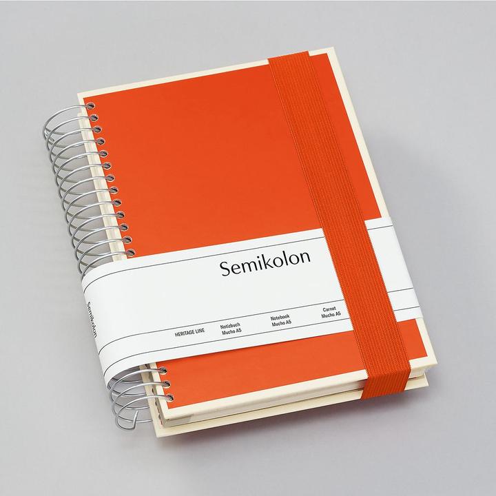 Image du produit Semikolon Mucho (A5, Quadrillé, Blanc, Non contraignant)