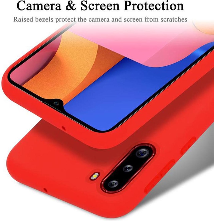 Produktbild Cadorabo TPU Liquid Silicone Case Cover (Samsung Galaxy A21)