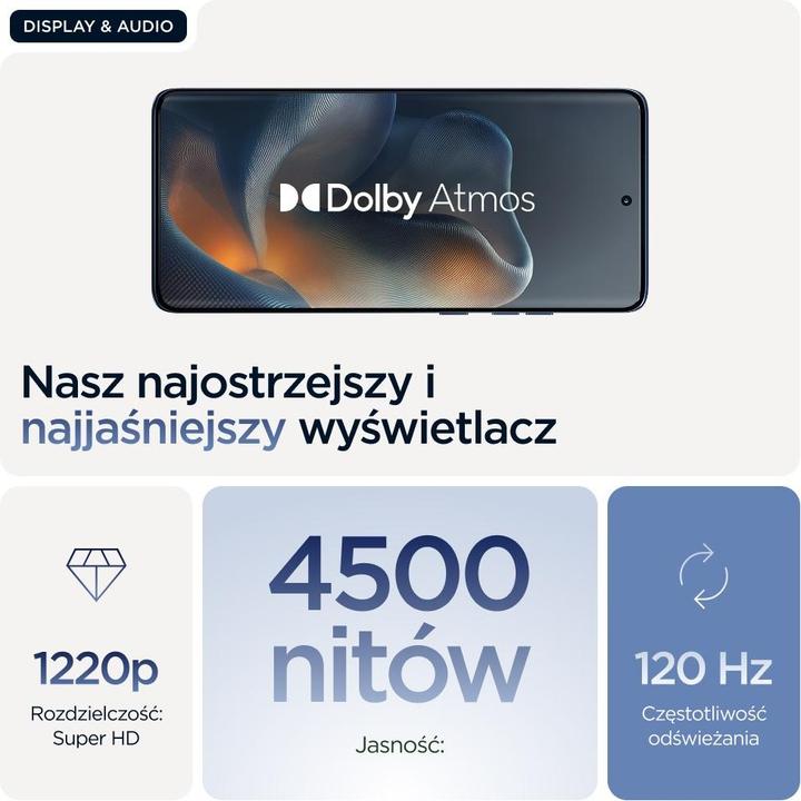 Immagine prodotto Motorola Edge 60 (256 GB, Mare di Gibilterra, 6.67", Doppia SIM, 5G)