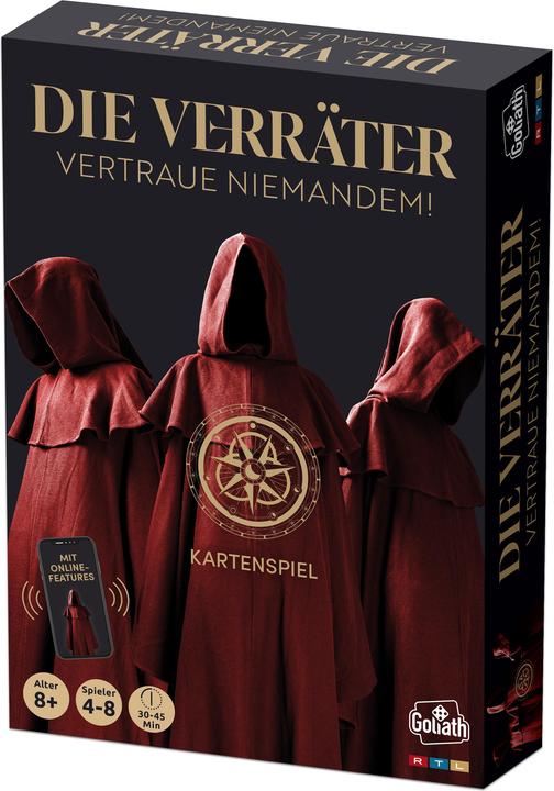 Produktbild Goliath Toys Goliath® Die Verräter - Vertraue Niemanden! Kartenspiel (Deutsch, 4 - 6 Spieler)