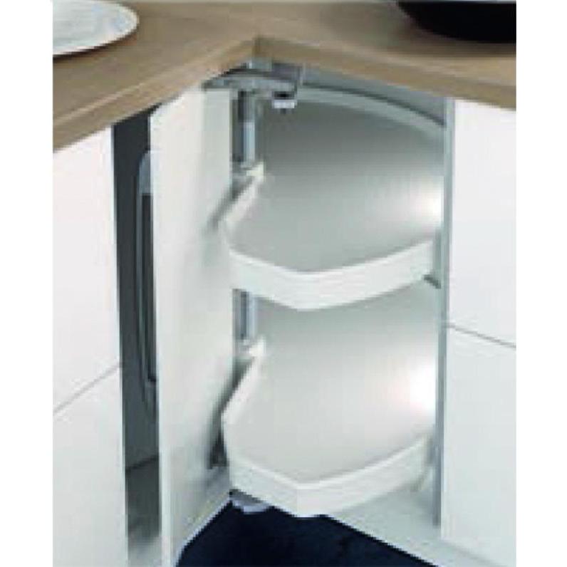 Thumbnail - Ninka, Möbelausstattung, Eckschrank-Drehbeschläge MONDO für Eckmöbel 90° mit Falttüren, m (1 Stk.)