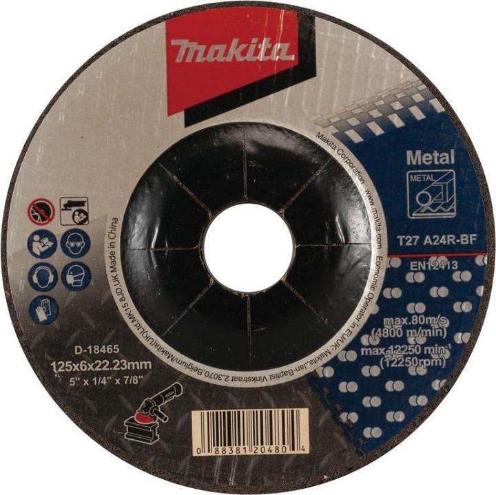 Image du produit Makita TARCZA DO SZLIFOWANIA 125mm x 6mm x 22,23mm /20szt.