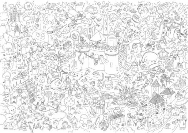 Immagine prodotto OMY Magia dei poster da colorare (31 x 50 cm)