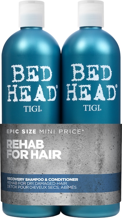 Tigi Bed Head by Recovery Shampoo and Conditioner Set Professional Moisturizing Hair Repair Treatment 2x7 (1500 ml, Flüssiges Shampoo)