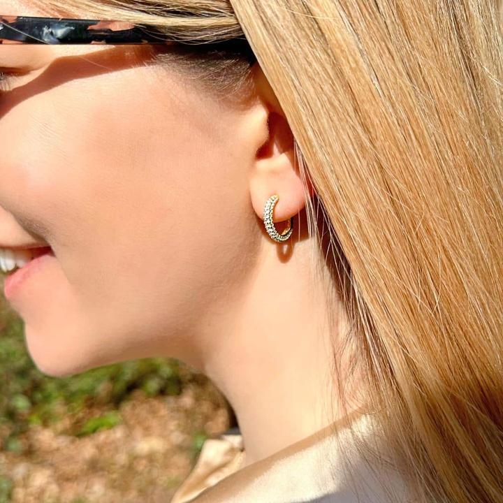 Produktbild Candy Creolen Orsen, 925 Sterling Silber, vergoldet (925er Sterlingsilber, 18k vergoldet, 925 Sterling Silber)