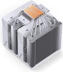 Image du produit Jonsbo CR-3000E CPU-Kühler, Dual-Tower, ARGB, 260W TDP - weiss, 120mm