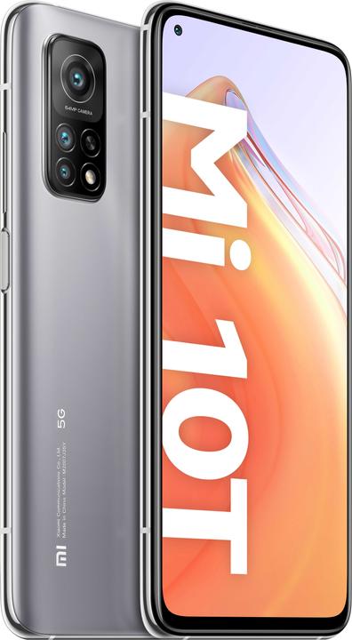 Xiaomi Mi 10T (6GB) (128 GB, Lunar Silver, 6.67", Dual SIM, 5G)