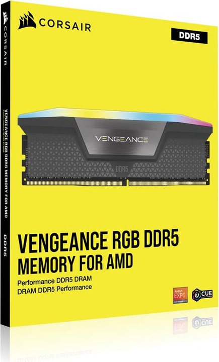 Produktbild Corsair Vengeance RGB AMD EXPO (2 x 16GB, 5600 MHz, DDR5-RAM, DIMM)
