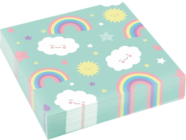 Immagine prodotto Amscan Arcobaleno e nuvole (20 x, 33 x 33 cm)