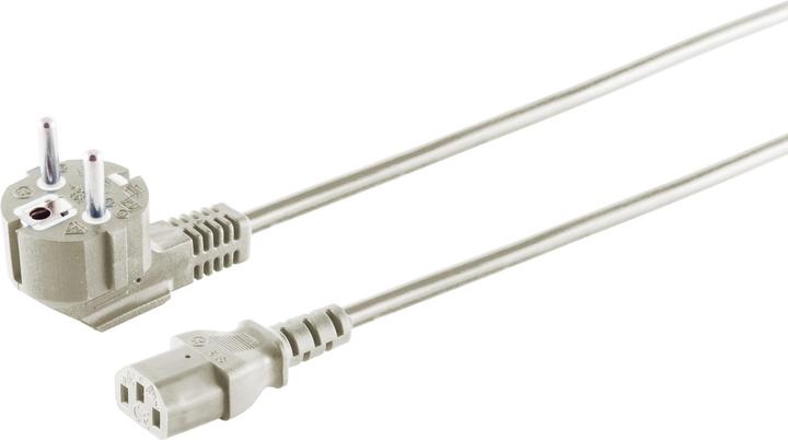 Produktbild Shiverpeaks S/CONN maximum connectivity Netzanschlusskabel, Schutzkontaktstecker 90° auf Kaltgerätebuchse, 230 V (1.80 m)