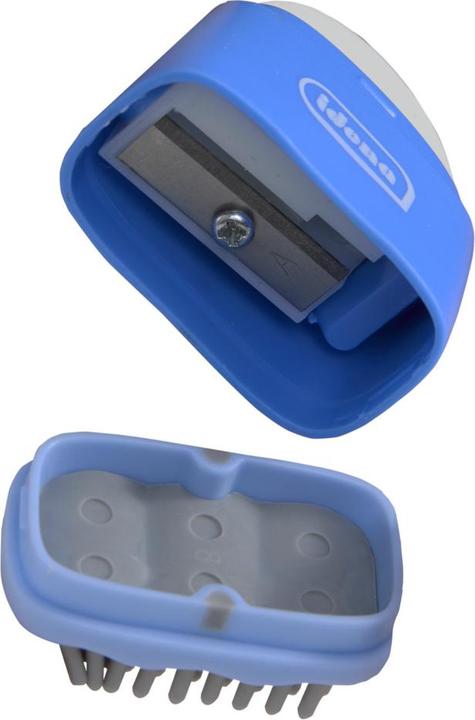 Actual product image Idena Anspitzer 3in1 mit Radierer und Bürste 3fach sortiert
