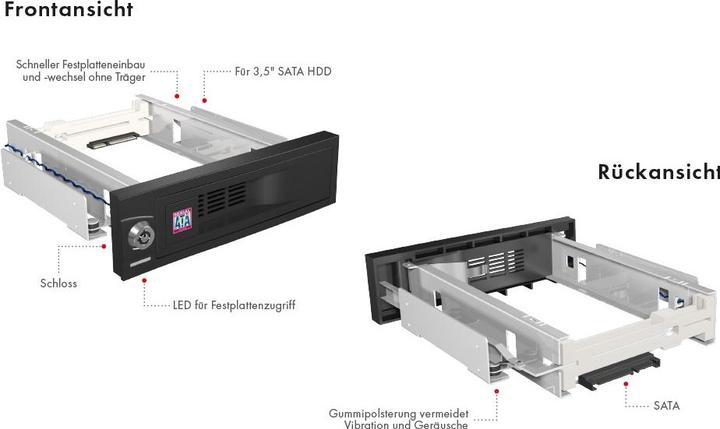 Produktbild Icy Box Ib-168sk-B