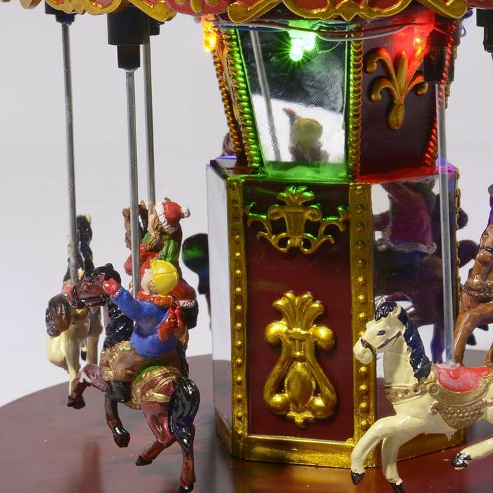 Produktbild Lumineo Weihnachtsschmuck Karussell 24 x 24 x 25 cm Licht Beweglichen