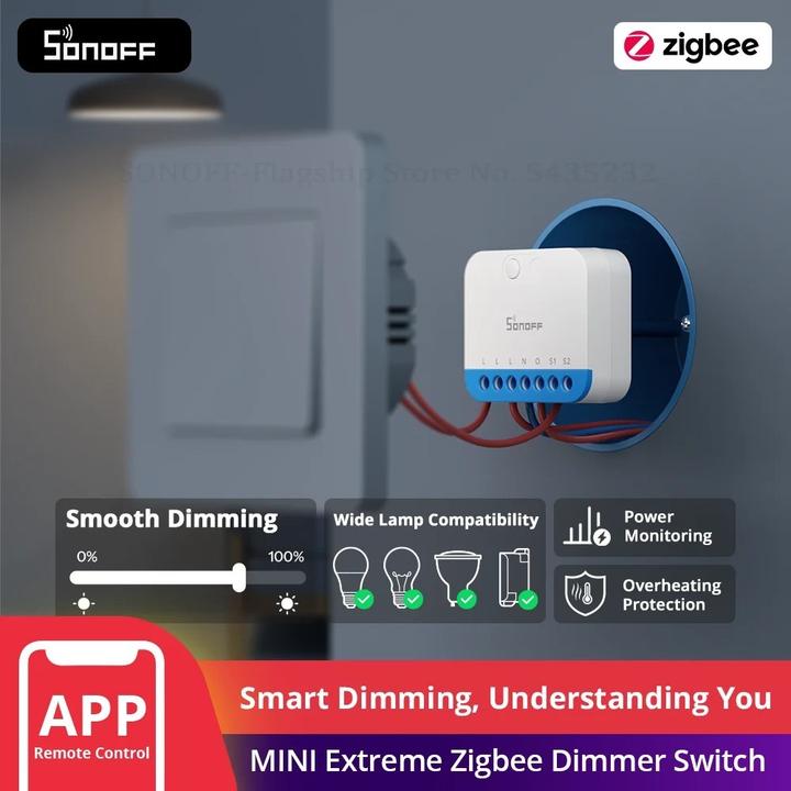 Actual product image Sonoff Zigbee Dimmer Switch (Dimming actuator)