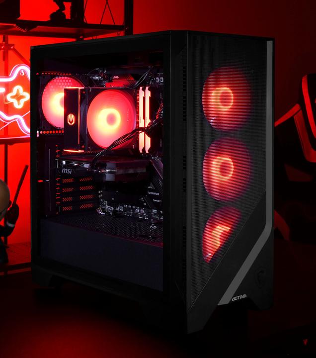 Actual product image Actina 5901443406082 PC AMD Ryzen™ 5 7500F 32 GB DDR5-SDRAM 1 TB SSD NVIDIA GeForce RTX 4060 Midi To (AMD Ryzen 5 7500F, 32 GB, 1000 GB, GeForce RTX 4060)
