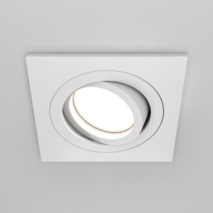 Produktbild Maytoni Atom Downlight, Einbauleuchte GU10 quadratisch Weiss (GU10)
