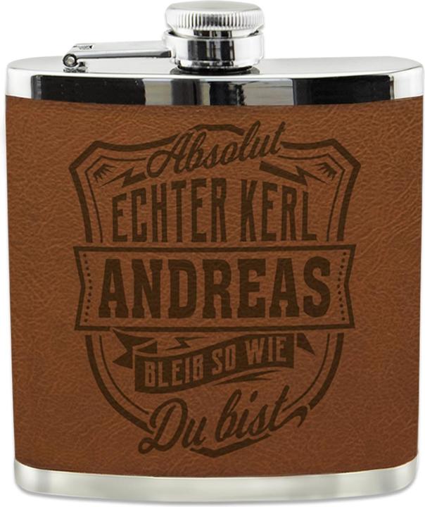 HTI-Living Echter Kerl Flachmann (125 ml)