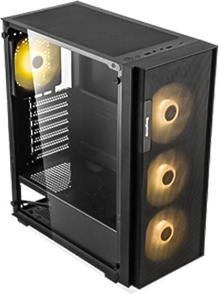 Actual product image Segotep Axe 5 Case Black (mATX, Mini-ITX)