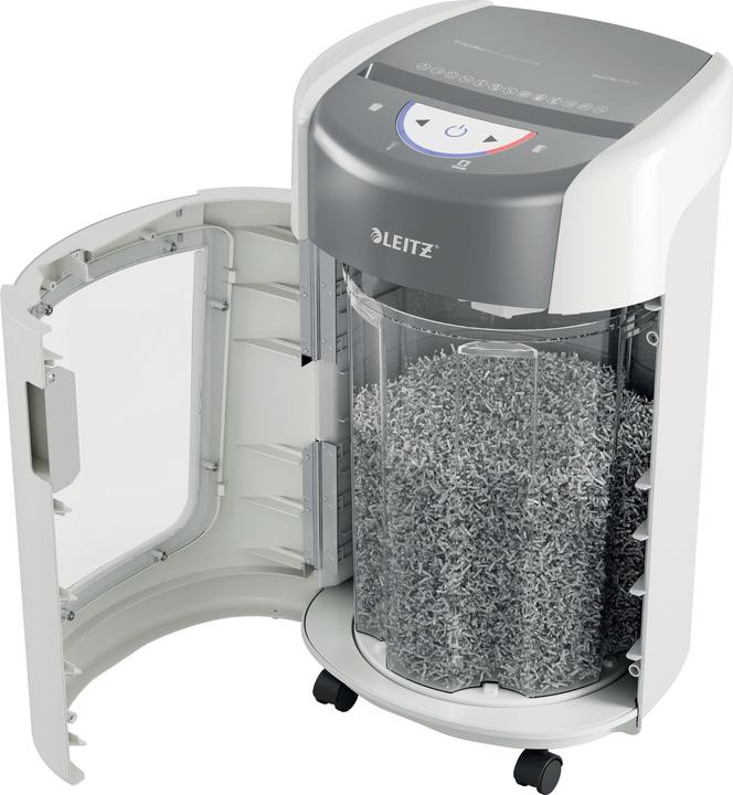 Actual product image Leitz IQ OPTIMAX HOME OFFICE - Aktenvernichter Mikroschnitt (Particle cut)