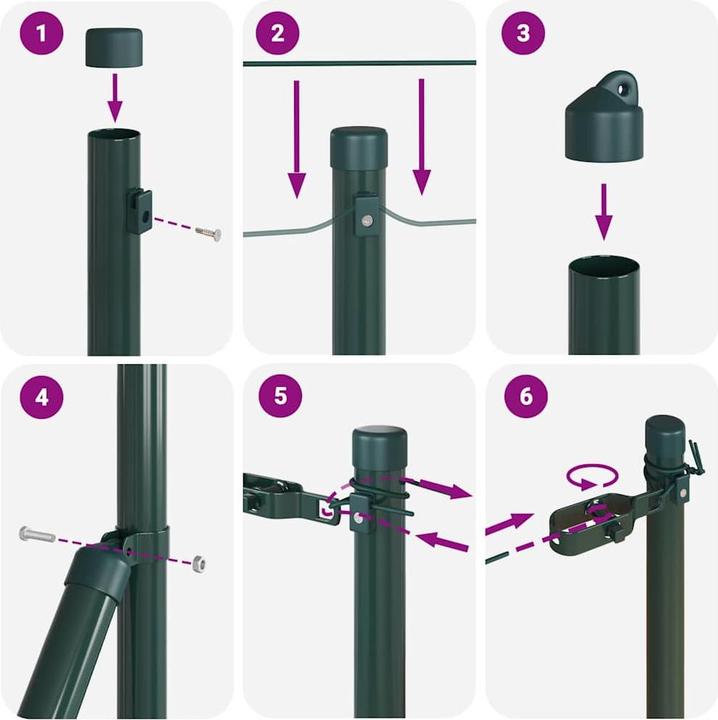 Produktbild vidaXL Zaunpfosten