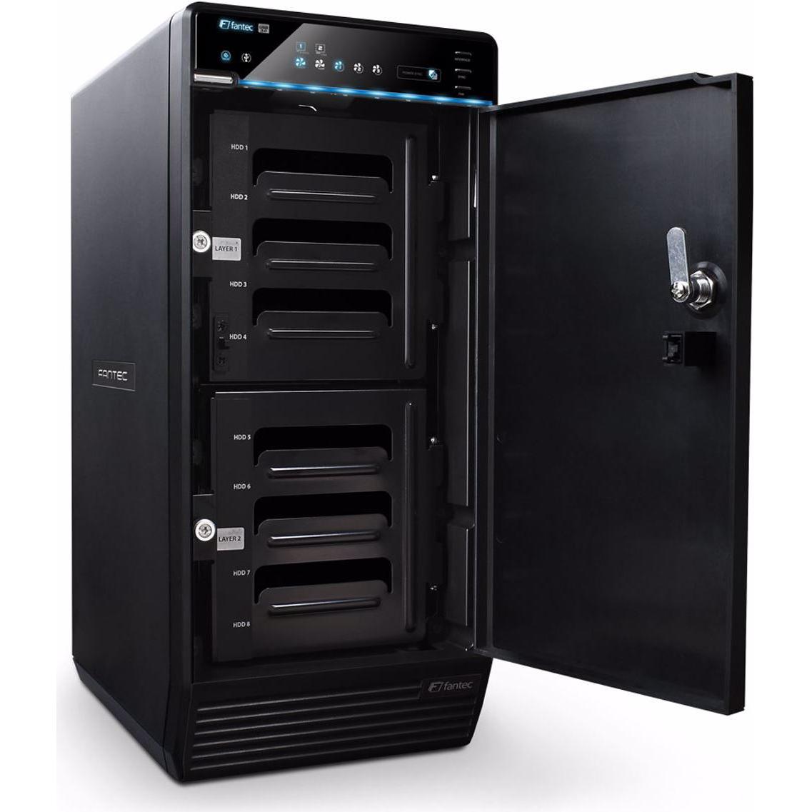 Thumbnail - Fantec QB-X8US3-6G (3.5"), Festplattengehäuse, Schwarz