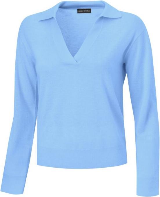Produktbild Enrico Rosselli Sommerlicher Pullover mit Polokragen (S)