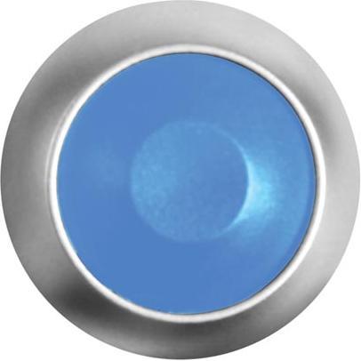 Velleman Mini Round Metal Push Button With Blue Button 1P Spst Off-(On), Taster + Schalter, Blau