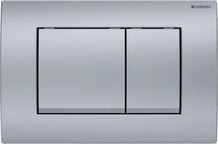 Actual product image Geberit Delta30 knob, front, matt chrome