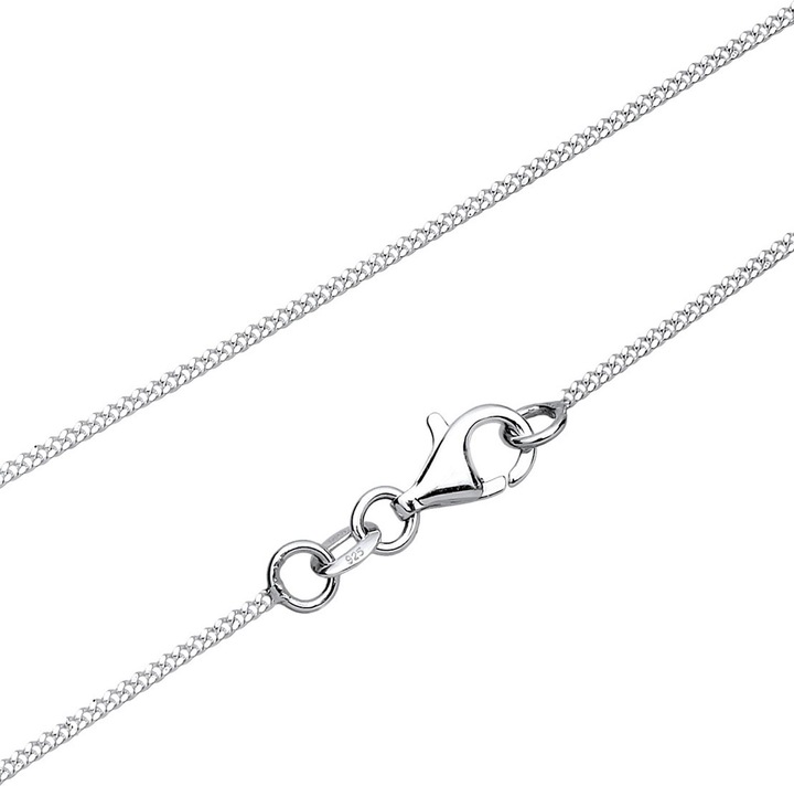 Produktbild Elli Kreis Plättchen Anhänger (925 Silber, 45 cm)
