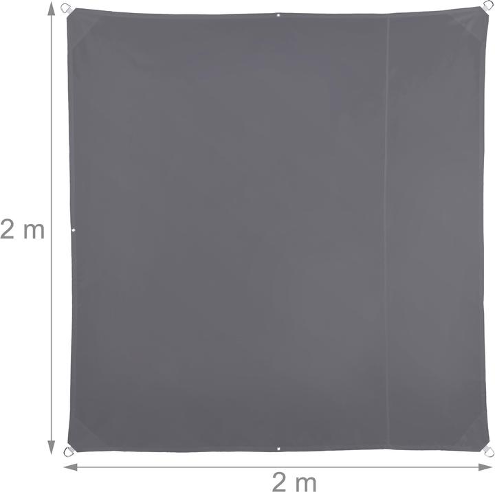 Image du produit Relaxdays Voile d'ombrage (200 x 200 x 0,5 cm)