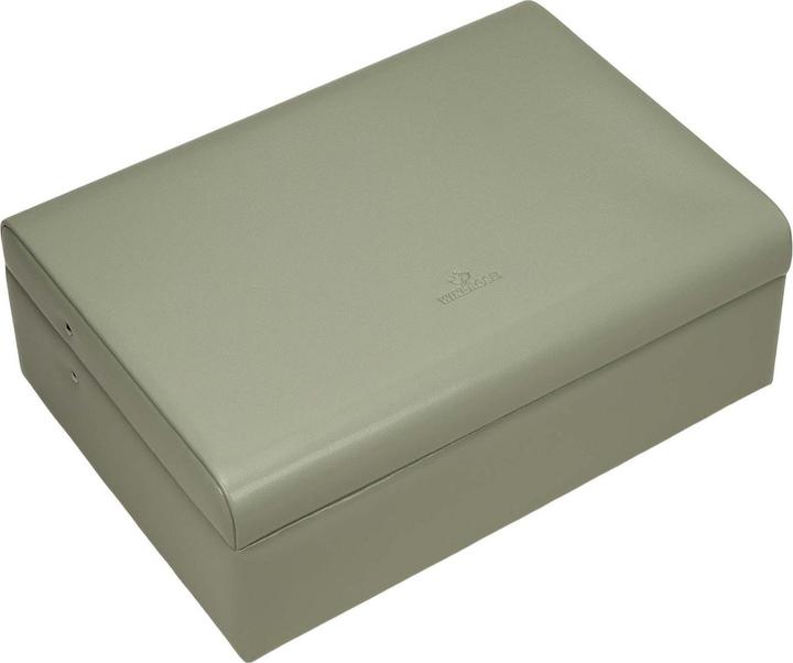 Actual product image Windrose 803350.14 - Charm box with 2 removable inserts Merino Moda sage