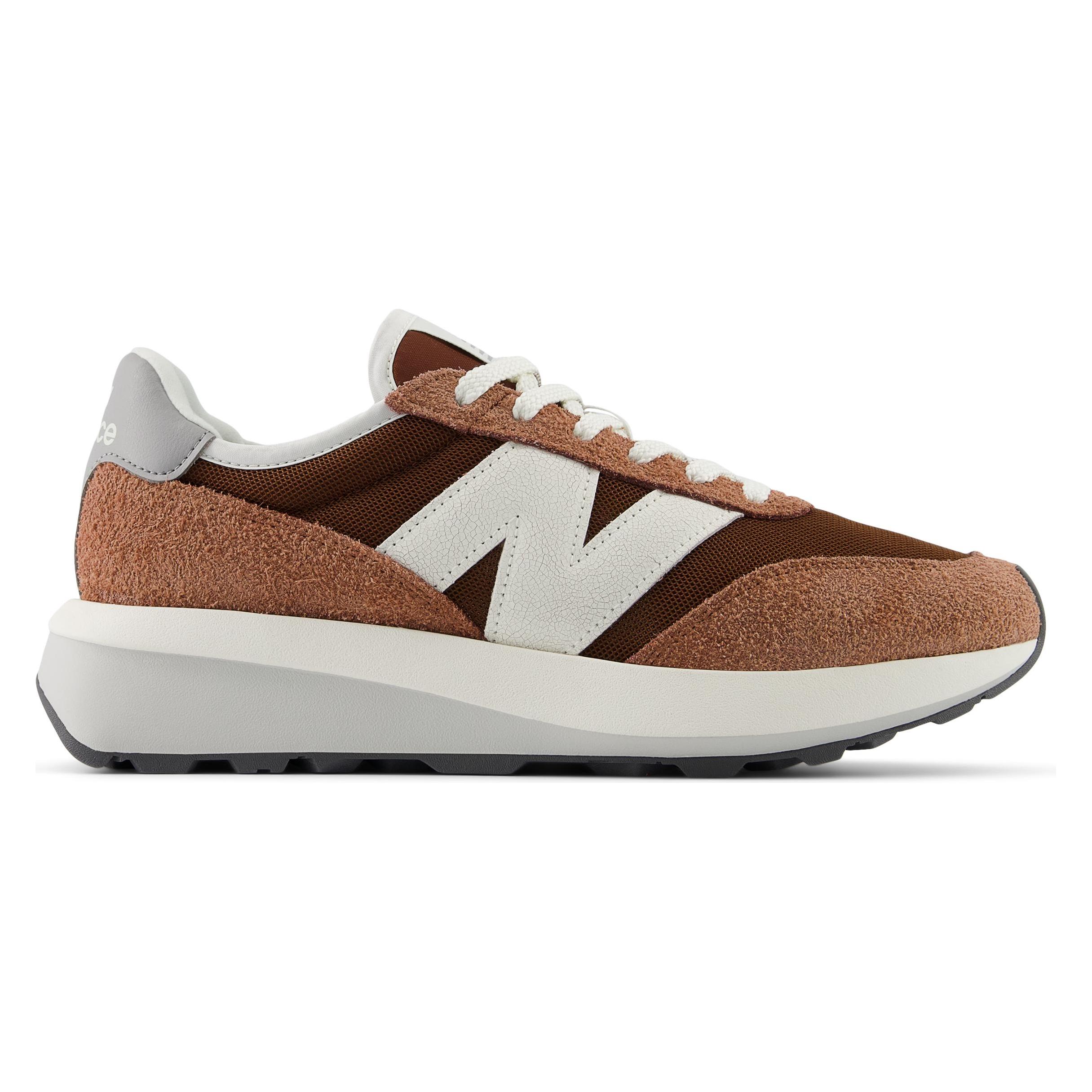 New Balance, Herren, Sneakers, 370 Heren Sneakers - Pecan, Braun, (45)