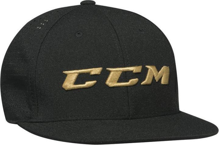 Actual product image CCM Big Logo Flat Brim YTH Snapback (Ena Velikost, Dark Blue) (One size)