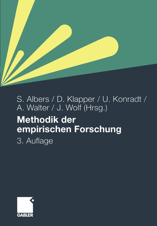 Produktbild Methodik der empirischen Forschung (Deutsch, 2009)