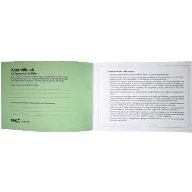 Thumbnail - Rnk, Formular, Fahrtenbuch - Kontrollbuch (nach § 1 vormals § 6 Abs. 6 FPersV) A 5 quer, 32 Blatt (32 x)