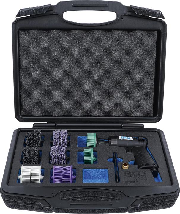 Immagine prodotto BGS Set di levigatrici pneumatiche 17 pz. (Smerigliatrice a rulli, 224 W)