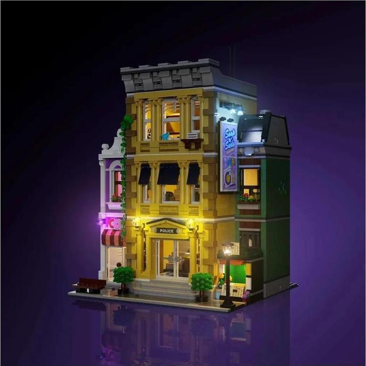 Immagine prodotto Light my bricks LMB 2.0 Kit di illuminazione a LED per LEGO® 10278 Stazione di Polizia