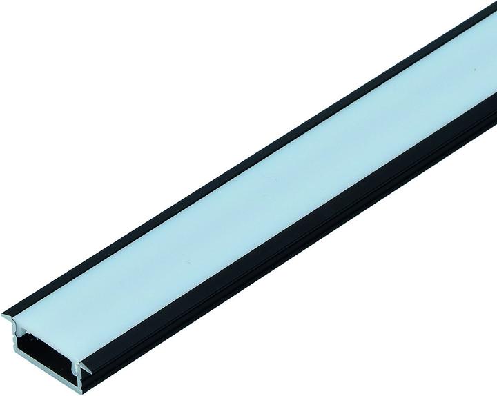 Actual product image Halemeier LED recessed profiles ChannelLine C with light panel
