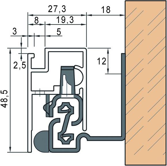 Produktbild Isys Innenauszugsystem