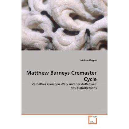 Matthew Barneys Cremaster Cycle, Fachbücher
