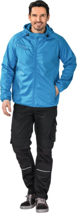 Actual product image Planam Outdoor Fog softshell jacket blue size M (M)