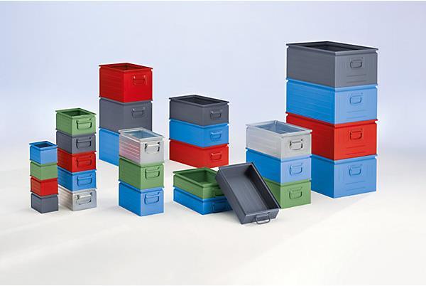 Image du produit kaiserkraft Caisse d'empilage en tôle d'acier