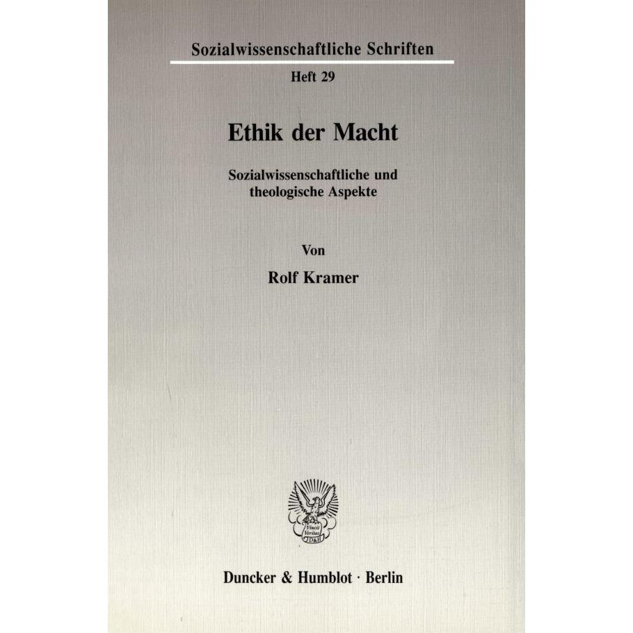Ethik der Macht., Fachbücher