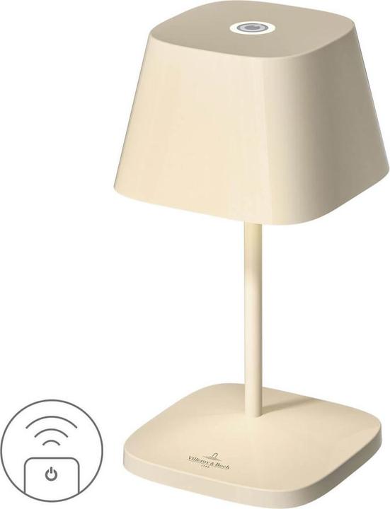 Villeroy & Boch NEAPEL RC Akku-Tischlampe Elfenbein Ceramic 2,2W steuerbare Lichtfarbe IP65 97092
