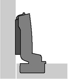 Produktbild Hettich Topfbänder Sensys 8645, Eck-, Mittel- und inliegendes Band