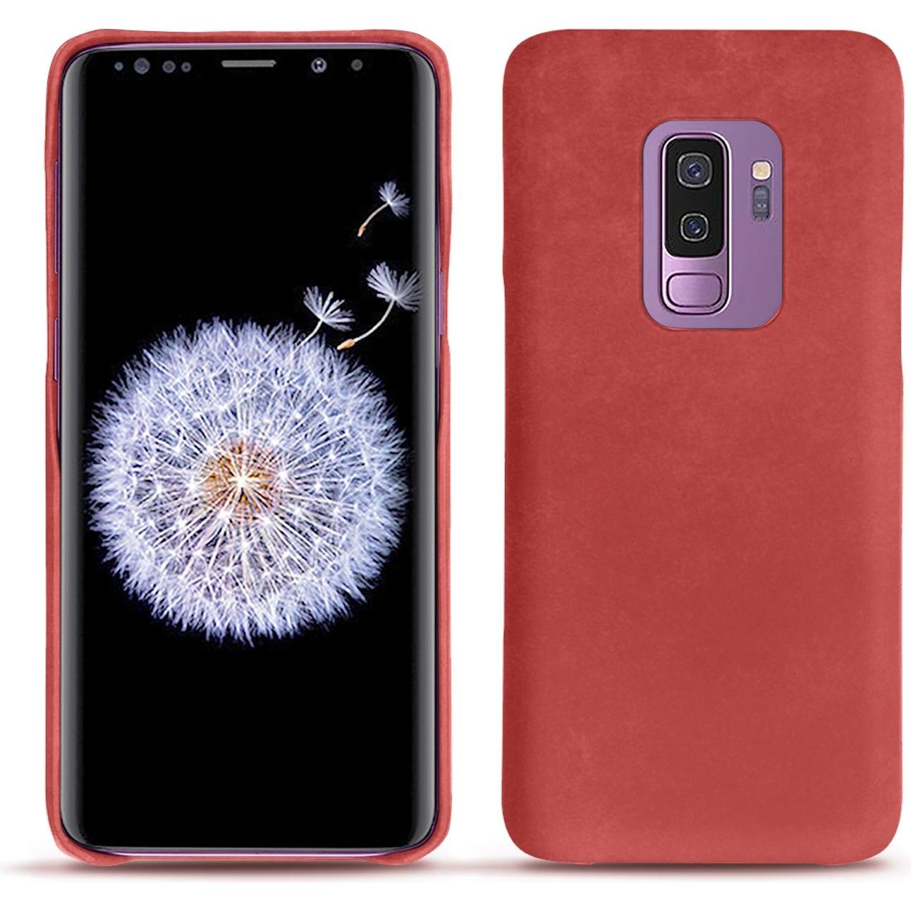 Noreve Lederschutzhülle (Samsung Galaxy S9+), Smartphone Hülle, Rot