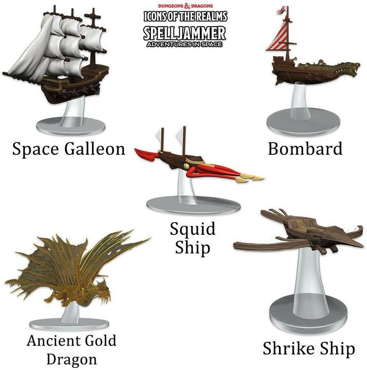 Image du produit Wizkids Set de miniatures D&D SJ Welcome to Wildspace 5 pcs.