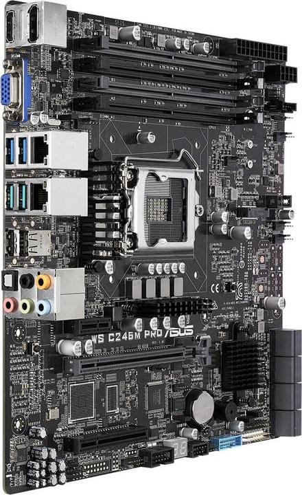 Image du produit ASUS C246M PRO (LGA 1151, Intel C246, mATX)