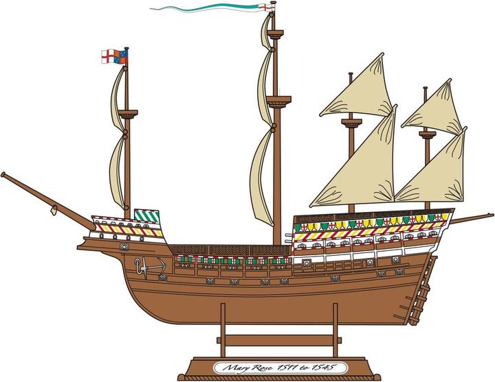 Actual product image Airfix Mary Rose 1:400 kit